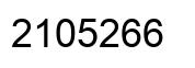 Number 2105266 black image
