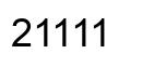 Número 21111 imagen negro