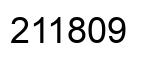 Number 211809 black image