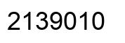 Número 2139010 imagen negro