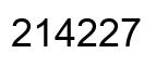 Número 214227 imagen negro