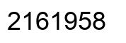 Número 2161958 imagen negro