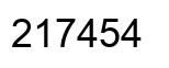 Número 217454 imagen negro