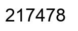 Número 217478 imagen negro