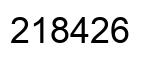 Número 218426 imagen negro