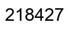 Número 218427 imagen negro