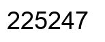 Número 225247 imagen negro