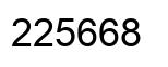 Número 225668 imagen negro