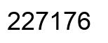 Número 227176 imagen negro