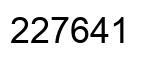 Número 227641 imagen negro