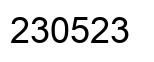 Número 230523 imagen negro