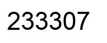 Número 233307 imagen negro