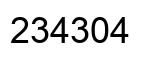 Número 234304 imagen negro
