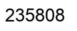 Número 235808 imagen negro