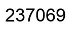 Número 237069 imagen negro
