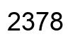 Number 2378 black image