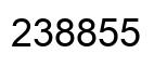 Number 238855 black image