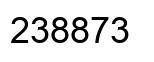 Número 238873 imagen negro