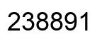 Number 238891 black image