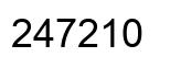 Número 247210 imagen negro