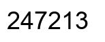 Número 247213 imagen negro