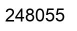 Número 248055 imagen negro