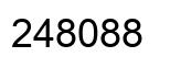 Número 248088 imagen negro
