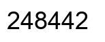 Número 248442 imagen negro