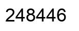 Número 248446 imagen negro