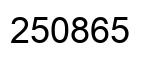 Número 250865 imagen negro