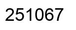 Número 251067 imagen negro