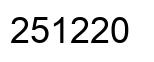 Número 251220 imagen negro