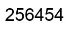 Número 256454 imagen negro