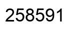 Número 258591 imagen negro