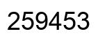 Número 259453 imagen negro