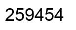 Número 259454 imagen negro