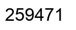 Número 259471 imagen negro