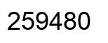 Número 259480 imagen negro
