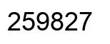 Número 259827 imagen negro