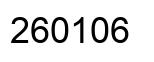 Number 260106 black image