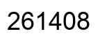 Número 261408 imagen negro