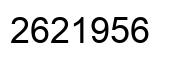 Número 2621956 imagen negro