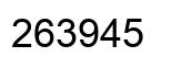 Número 263945 imagen negro