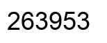 Número 263953 imagen negro