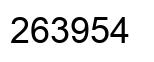Número 263954 imagen negro