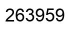 Número 263959 imagen negro