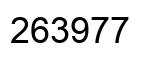 Número 263977 imagen negro