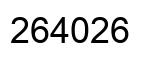 Número 264026 imagen negro