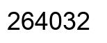 Número 264032 imagen negro