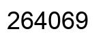 Número 264069 imagen negro